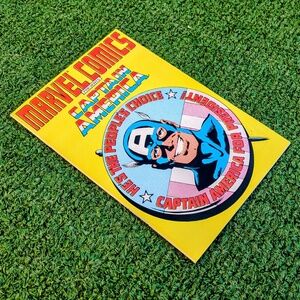 Marvel Comics Presents Captain America He's the People's Choice 1987 Mini Comic